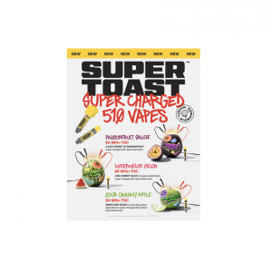 Super Toast - 510 Liquid Diamonds - Apple, Passionfruit, and Watermelon - Digital info sheet